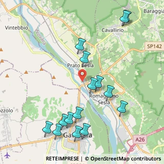 Mappa Via Monte Bianco, 28078 Romagnano Sesia NO, Italia (2.384)