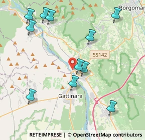 Mappa Via Monte Bianco, 28078 Romagnano Sesia NO, Italia (4.57818)