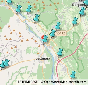 Mappa Via Monte Bianco, 28078 Romagnano Sesia NO, Italia (6.807)