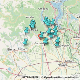 Mappa Via Monte Bianco, 28078 Romagnano Sesia NO, Italia (11.0415)