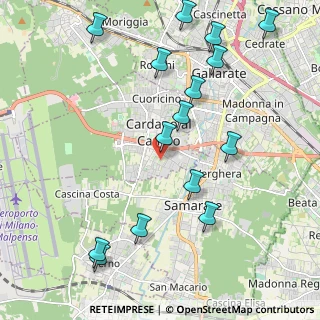 Mappa Via Piave, 21010 Cardano Al Campo VA, Italia (2.43333)
