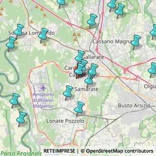 Mappa Via Piave, 21010 Cardano Al Campo VA, Italia (5.1535)
