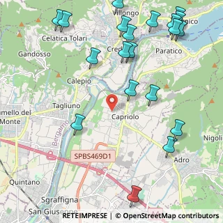 Mappa Via Quadri Traversa I, 25031 Capriolo BS, Italia (2.859)