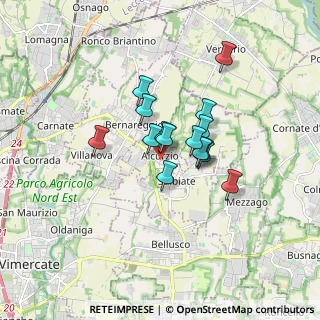 Mappa Via Croce, 20886 Aicurzio MB, Italia (1.14)
