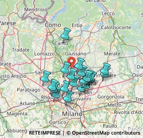 Mappa Via Don Enrico Tazzoli, 20031 Cesano Maderno MB, Italia (11.161)