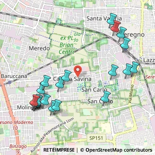Mappa Via San Bernardo, 20031 Cesano Maderno MB, Italia (1.278)