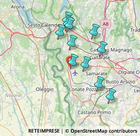 Mappa Via Baracca 1 Loc. Case Nuove, 21019 Somma lombardo VA, Italia (6.63273)