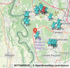 Mappa Via Baracca 1 Loc. Case Nuove, 21019 Somma lombardo VA, Italia (4.2205)