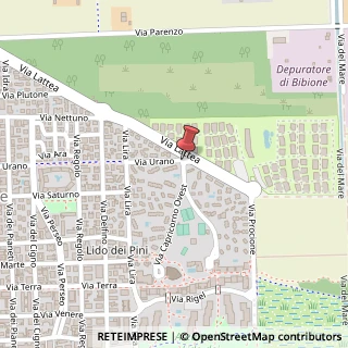 Mappa Via Lattea, 14, 30028 San Michele al Tagliamento, Venezia (Veneto)