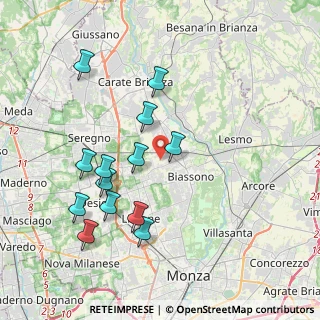 Mappa Via Guido Rossa, 20845 Sovico MB, Italia (3.64571)