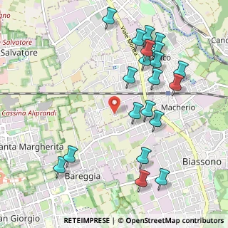 Mappa Via Guido Rossa, 20845 Sovico MB, Italia (1.138)