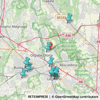 Mappa Via Grigna, 21055 Gorla Minore VA, Italia (4.60182)