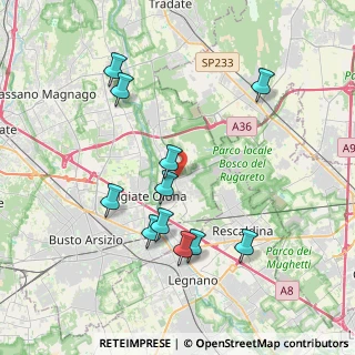 Mappa Via Grigna, 21055 Gorla Minore VA, Italia (3.82909)