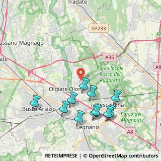 Mappa Via Grigna, 21055 Gorla Minore VA, Italia (4.18091)