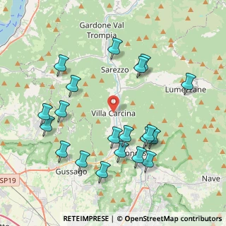 Mappa Via XX Settembre, 25069 Villa Carcina BS, Italia (4.319)