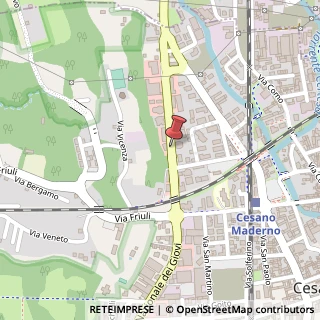 Mappa Via Nazionale dei Giovi, 29, 20811 Cesano Maderno, Monza e Brianza (Lombardia)