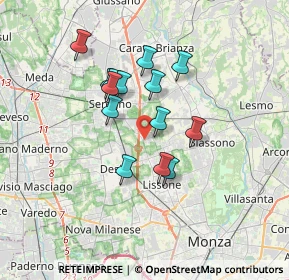 Mappa Via Don Carlo Gnocchi, 20851 Lissone MB, Italia (2.77643)