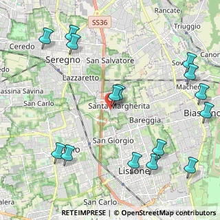 Mappa Via Don Carlo Gnocchi, 20851 Lissone MB, Italia (2.74067)