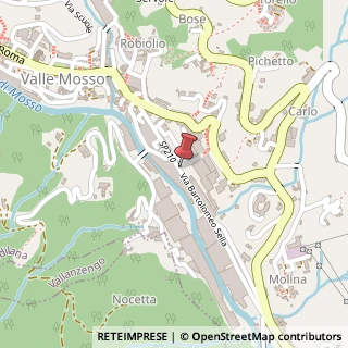 Mappa Via bartolomeo sella 28, 13825 Valle Mosso, Biella (Piemonte)