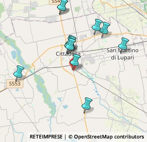 Mappa Via dei Longobardi, 35013 Cittadella PD, Italia (3.7675)