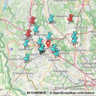 Mappa Via Oslavia, 21057 Olgiate Olona VA, Italia (6.50563)