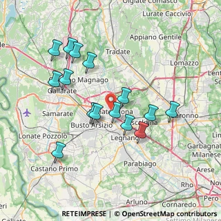 Mappa Via Oslavia, 21057 Olgiate Olona VA, Italia (7.03667)