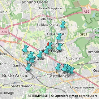 Mappa Via Oslavia, 21057 Olgiate Olona VA, Italia (1.87563)