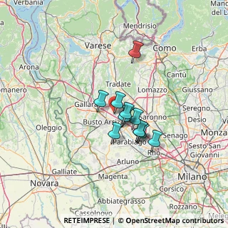 Mappa Via Oslavia, 21057 Olgiate Olona VA, Italia (8.46583)