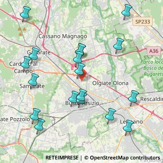 Mappa Via delle Brughiere, 21052 Busto Arsizio VA, Italia (4.76389)