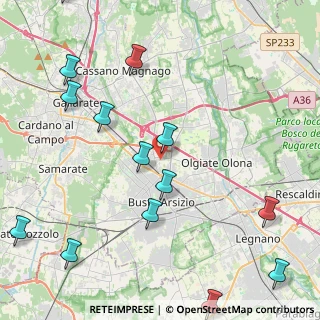Mappa Via delle Brughiere, 21052 Busto Arsizio VA, Italia (5.68714)