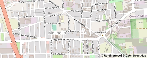 Mappa Cesano Maderno