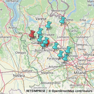 Mappa Via Alfieri Vittorio, 21057 Olgiate Olona VA, Italia (10.79333)