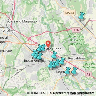 Mappa Via Alfieri Vittorio, 21057 Olgiate Olona VA, Italia (4.00846)
