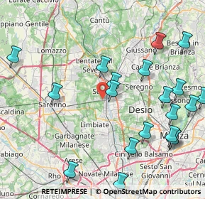 Mappa Salita Biulè, 20031 Cesano Maderno MB, Italia (10.1015)