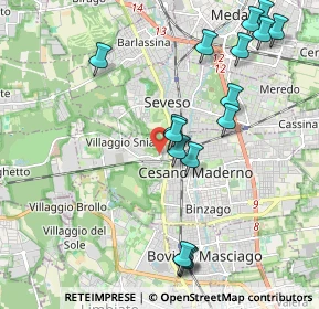 Mappa Salita Biulè, 20031 Cesano Maderno MB, Italia (2.26813)