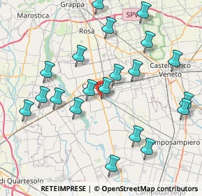 Mappa Piazza Arengo, 35013 Cittadella PD, Italia (8.7105)