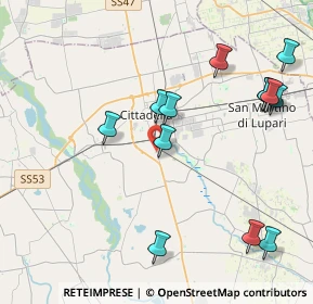 Mappa Via della Pieve, 35013 Cittadella PD, Italia (4.63846)