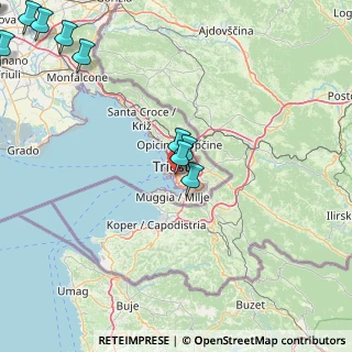 Mappa Via Bartolomeo D'Alviano, 34145 Trieste TS, Italia (27.35846)