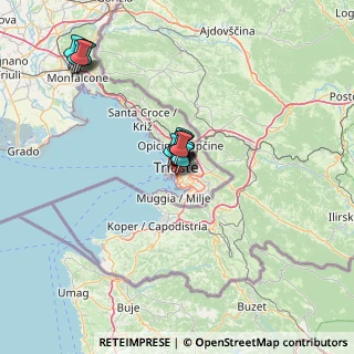 Mappa Via Bartolomeo D'Alviano, 34145 Trieste TS, Italia (10.564)