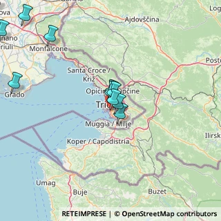 Mappa Via Bartolomeo D'Alviano, 34145 Trieste TS, Italia (19.64143)