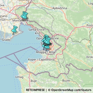 Mappa Via Bartolomeo D'Alviano, 34145 Trieste TS, Italia (8.45)