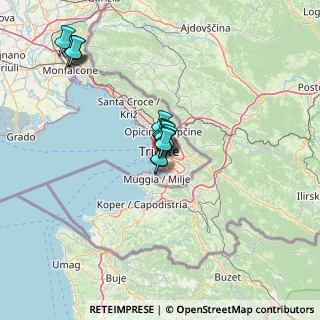 Mappa Via Bartolomeo D'Alviano, 34145 Trieste TS, Italia (11.33143)