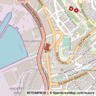 Mappa Via Italo Svevo, 1, 34123 Trieste, Trieste (Friuli-Venezia Giulia)