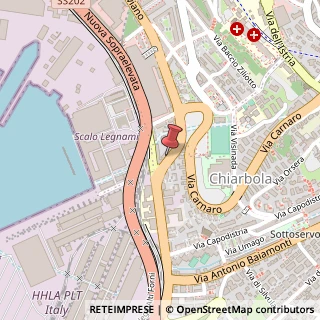 Mappa Via Bartolomeo D'Alviano, 45, 34145 Trieste, Trieste (Friuli-Venezia Giulia)