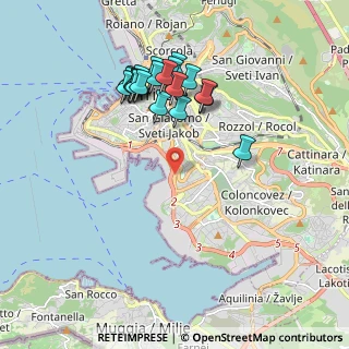 Mappa Via Bartolomeo D'Alviano, 34145 Trieste TS, Italia (1.889)