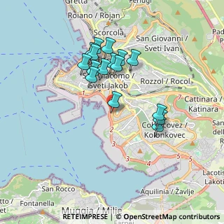 Mappa Via Bartolomeo D'Alviano, 34145 Trieste TS, Italia (1.58438)