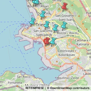 Mappa Via Bartolomeo D'Alviano, 34145 Trieste TS, Italia (2.34636)