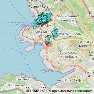 Mappa Via Bartolomeo D'Alviano, 34145 Trieste TS, Italia (1.946)
