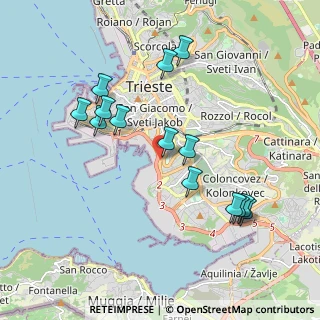 Mappa Via Bartolomeo D'Alviano, 34145 Trieste TS, Italia (1.93071)