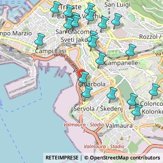 Mappa Via Bartolomeo D'Alviano, 34145 Trieste TS, Italia (1.27)